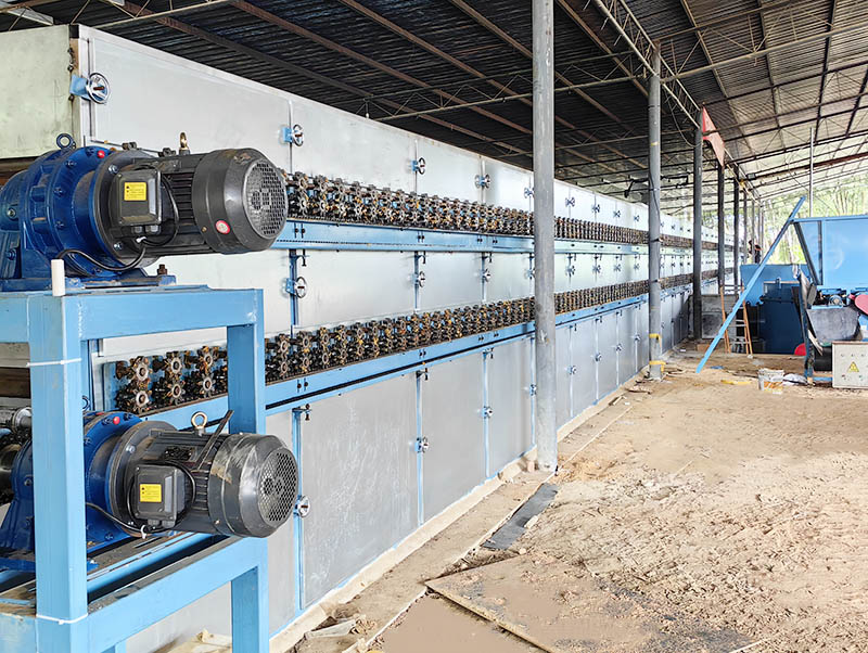 roller veneer dryer