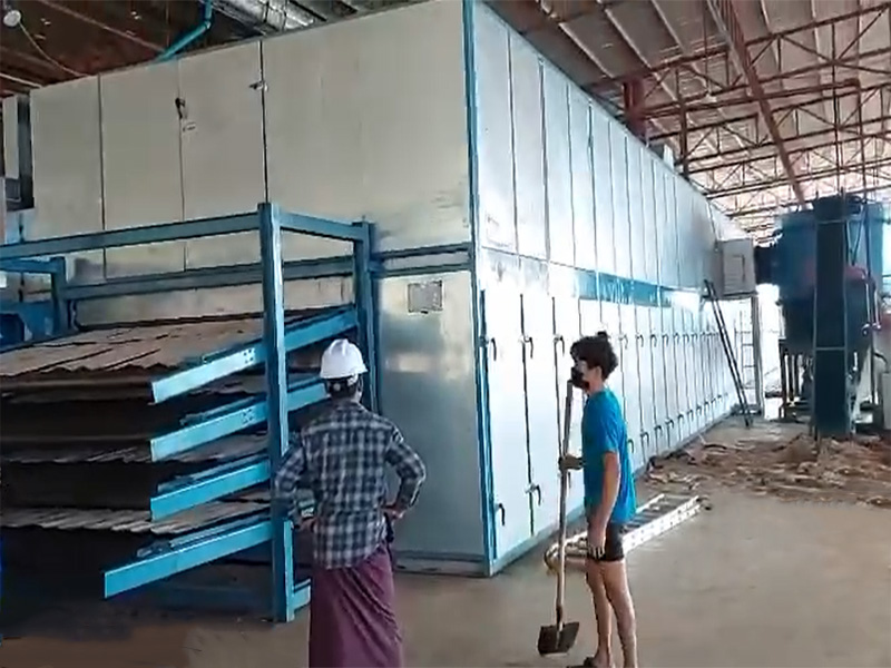 máquina secadora de chapas