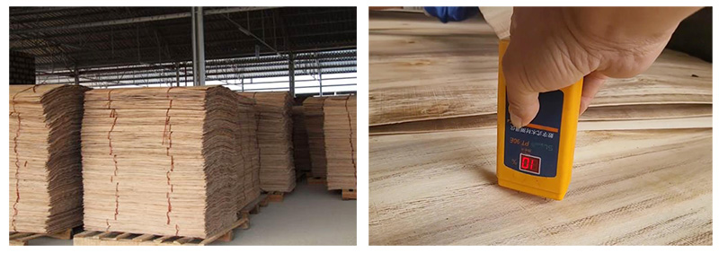 rubber wood veneer production