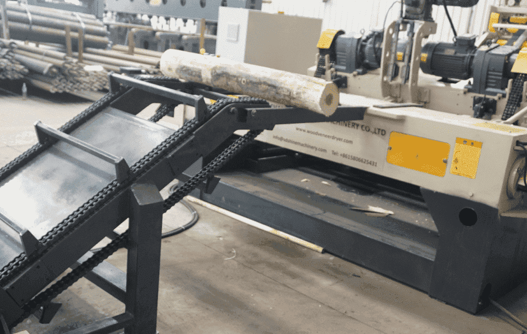 wood peeling machine